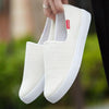 New Mens Womens Casual Flat Canvas Shoes Lightweight Elegant Shoes Men Casual Walking Sneakers Comfortable Modern White Soft Sneakers by Stevvex