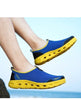New Mesh Mens Aqua Shoes Outdoor Breathable Quick Dry Water Sneakers Light Anti-Skid Sport Footwear Comfortable Mesh Work Shoes Beach Swim Surf Shoes Water Shoes by Stevvex