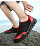 New Mesh Mens Aqua Shoes Outdoor Breathable Quick Dry Water Sneakers Light Anti-Skid Sport Footwear Comfortable Mesh Work Shoes Beach Swim Surf Shoes Water Shoes by Stevvex