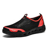 New Mesh Mens Aqua Shoes Outdoor Breathable Quick Dry Water Sneakers Light Anti-Skid Sport Footwear Comfortable Mesh Work Shoes Beach Swim Surf Shoes Water Shoes by Stevvex