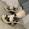 New Modern Women Wood High Heels Sandals Elegant Stylish Design Summer Womens Shoes by Stevvex