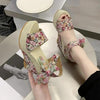 New Modern Women Wood High Heels Sandals Elegant Stylish Design Summer Womens Shoes by Stevvex