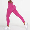 New Pink Seamless Leggings Women Workout Gym Clothing Push Up Legging Lifting Leggings For Women Seamless Workout Leggings High Waist Yoga Pants Sport Women Fitness Active Wear by Stevvex