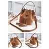 New Sizzling Mini Crossbody Handbags Cute Bucket Bag Organizer Small Tassel PU Leather Womens Shoulder Messenger Bags by Stevvex