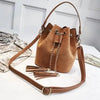 New Sizzling Mini Crossbody Handbags Cute Bucket Bag Organizer Small Tassel PU Leather Womens Shoulder Messenger Bags by Stevvex