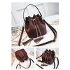 New Sizzling Mini Crossbody Handbags Cute Bucket Bag Organizer Small Tassel PU Leather Womens Shoulder Messenger Bags by Stevvex
