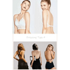 New Splendid French Style Lingerie Soft Bralette Deep V Lace Wireless Triangular Padded Cups Backless Bra by Stevvex