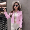 New Stunning Long Sleeve Winter Slim White Black Jeans Top For Women Solid Denim Jacket Women Short Overcoat For Ladies by Stevvex
