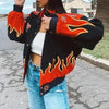 New Stunning Winter Printed Casual Loose Long Sleeve Windbreaker Jacket Trend Hooded Jacket Fashion For Women And Girls by Stevvex
