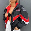 New Stunning Winter Printed Casual Loose Long Sleeve Windbreaker Jacket Trend Hooded Jacket Fashion For Women And Girls by Stevvex
