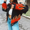 New Stunning Winter Printed Casual Loose Long Sleeve Windbreaker Jacket Trend Hooded Jacket Fashion For Women And Girls by Stevvex