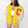 New Stunning Winter Printed Casual Loose Long Sleeve Windbreaker Jacket Trend Hooded Jacket Fashion For Women And Girls by Stevvex