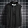 New Summer Men's Muscle Hoodie Vest Sleeveless Bodybuilding Gym Workout Fitness Shirt Summer Men's Running Vest Compression Tights Gym Tank Tops Quick Dry Sleeveless Sports Shirt Men Fitness Tanks by Stevvex