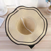 New Summer Women's Beach Hat Wide Side Female Summer Women's Beach Hat Female Unique Luxury Bowknot Design Sun Hat Casual Hat Lady Classic Flat Straw Hat Women Fedora Hat Ideal Gift 54-58cm by Stevvex