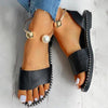 New Summer Women's Pearly Sandals Slippers Shoes Women Flats Sandals Flip Flop Casual Flat Slingback Pearl Sandals Fashion Beach Flip Flops Sandals Outdoor Slippers Round Toe Shoes by Stevvex
