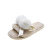 New Summer Women's Pearly Sandals Slippers Shoes Women Flats Sandals Flip Flop Casual Flat Slingback Pearl Sandals Fashion Beach Flip Flops Sandals Outdoor Slippers Round Toe Shoes by Stevvex