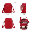 New Trendy Crossbody Zipper Shoulder Bag For Ladies And Girls Multifunction Handbag Wrist Purse For Females by Stevvex