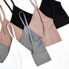New Trendy Open Back Bra Seamless Brassiere, Comfortable Top Women Wire free Low Back Underwear No Pad Unlined Backless Bra by Stevvex