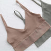 New Trendy Open Back Bra Seamless Brassiere, Comfortable Top Women Wire free Low Back Underwear No Pad Unlined Backless Bra by Stevvex
