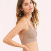New Trendy Open Back Bra Seamless Brassiere, Comfortable Top Women Wire free Low Back Underwear No Pad Unlined Backless Bra by Stevvex