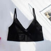 New Trendy Open Back Bra Seamless Brassiere, Comfortable Top Women Wire free Low Back Underwear No Pad Unlined Backless Bra by Stevvex