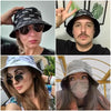 New Trendy Summer Bucket Hats For Women Men's Panama Hat Double-sided Panama Sun Fishing Hat Fisherman Cap for Boys/Girls by Stevvex