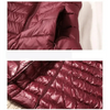 New Trendy Ultra Light Women's Duck Down Vest Jacket Autumn/Winter High collar Sleeveless Coat For Girls by Stevvex