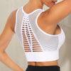 New Trendy Women's T-shirts Workout Sports Bra Yoga Vest Backless Solid Quick Dry Running Gym Sport bra Yoga Shirts by Stevvex