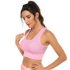 New Trendy Women's T-shirts Workout Sports Bra Yoga Vest Backless Solid Quick Dry Running Gym Sport bra Yoga Shirts by Stevvex