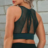 New Trendy Women's T-shirts Workout Sports Bra Yoga Vest Backless Solid Quick Dry Running Gym Sport bra Yoga Shirts by Stevvex