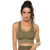 New Trendy Women's T-shirts Workout Sports Bra Yoga Vest Backless Solid Quick Dry Running Gym Sport bra Yoga Shirts by Stevvex