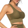 New Trendy Women's T-shirts Workout Sports Bra Yoga Vest Backless Solid Quick Dry Running Gym Sport bra Yoga Shirts by Stevvex