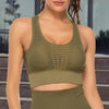 New Trendy Women's T-shirts Workout Sports Bra Yoga Vest Backless Solid Quick Dry Running Gym Sport bra Yoga Shirts by Stevvex