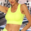 New Trendy Women's T-shirts Workout Sports Bra Yoga Vest Backless Solid Quick Dry Running Gym Sport bra Yoga Shirts by Stevvex
