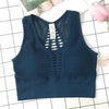 New Trendy Women's T-shirts Workout Sports Bra Yoga Vest Backless Solid Quick Dry Running Gym Sport bra Yoga Shirts by Stevvex