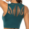 New Trendy Women's T-shirts Workout Sports Bra Yoga Vest Backless Solid Quick Dry Running Gym Sport bra Yoga Shirts by Stevvex