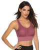 New Trendy Women's T-shirts Workout Sports Bra Yoga Vest Backless Solid Quick Dry Running Gym Sport bra Yoga Shirts by Stevvex