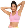 New Trendy Women's T-shirts Workout Sports Bra Yoga Vest Backless Solid Quick Dry Running Gym Sport bra Yoga Shirts by Stevvex