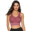 New Trendy Women's T-shirts Workout Sports Bra Yoga Vest Backless Solid Quick Dry Running Gym Sport bra Yoga Shirts by Stevvex