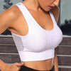 New Trendy Women's T-shirts Workout Sports Bra Yoga Vest Backless Solid Quick Dry Running Gym Sport bra Yoga Shirts by Stevvex