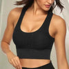 New Trendy Women's T-shirts Workout Sports Bra Yoga Vest Backless Solid Quick Dry Running Gym Sport bra Yoga Shirts by Stevvex