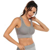 New Trendy Women's T-shirts Workout Sports Bra Yoga Vest Backless Solid Quick Dry Running Gym Sport bra Yoga Shirts by Stevvex