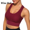 New Trendy Women's T-shirts Workout Sports Bra Yoga Vest Backless Solid Quick Dry Running Gym Sport bra Yoga Shirts by Stevvex