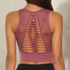 New Trendy Women's T-shirts Workout Sports Bra Yoga Vest Backless Solid Quick Dry Running Gym Sport bra Yoga Shirts by Stevvex