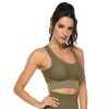 New Trendy Women's T-shirts Workout Sports Bra Yoga Vest Backless Solid Quick Dry Running Gym Sport bra Yoga Shirts by Stevvex