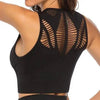 New Trendy Women's T-shirts Workout Sports Bra Yoga Vest Backless Solid Quick Dry Running Gym Sport bra Yoga Shirts by Stevvex