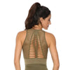 New Trendy Women's T-shirts Workout Sports Bra Yoga Vest Backless Solid Quick Dry Running Gym Sport bra Yoga Shirts by Stevvex