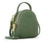 New Versatile Big Capacity 3 Layer Women Backpack Fashionable Small Backpack For Ladies Soft Leather Shoulder Crossbody bag for Female by Stevvex