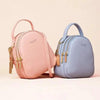 New Versatile Big Capacity 3 Layer Women Backpack Fashionable Small Backpack For Ladies Soft Leather Shoulder Crossbody bag for Female by Stevvex