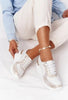 New Women Casual Shoes Height Increasing Sport Elegant Shoes Air Cushion Comfortable Sneakers Women's Vulcanize Shoes Sports Breathable Sneakers by Stevvex